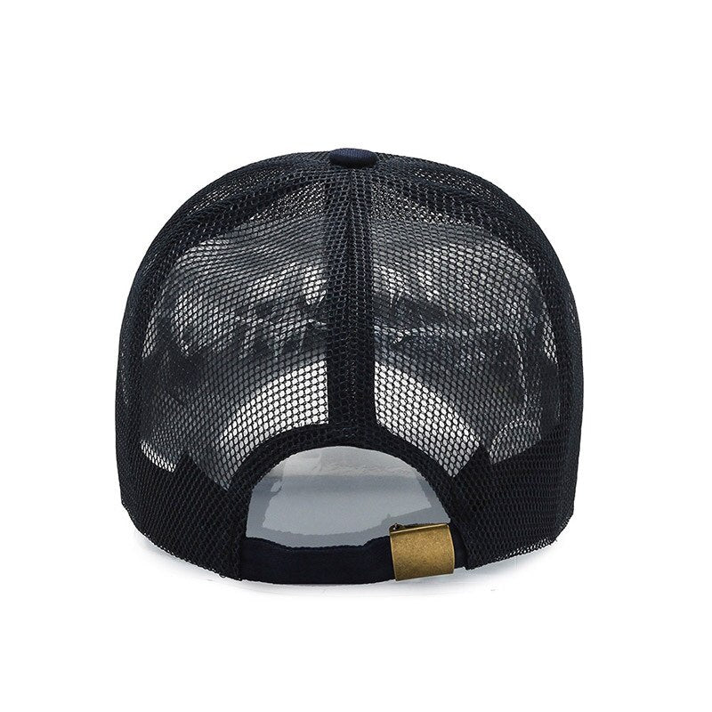 Summer Men Hat Openwork Brim Breathable Mesh Cap Outdoor Sports Sunscreen Baseb image 7