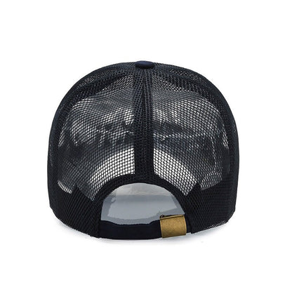 Summer Men Hat Openwork Brim Breathable Mesh Cap Outdoor Sports Sunscreen Baseb image 7