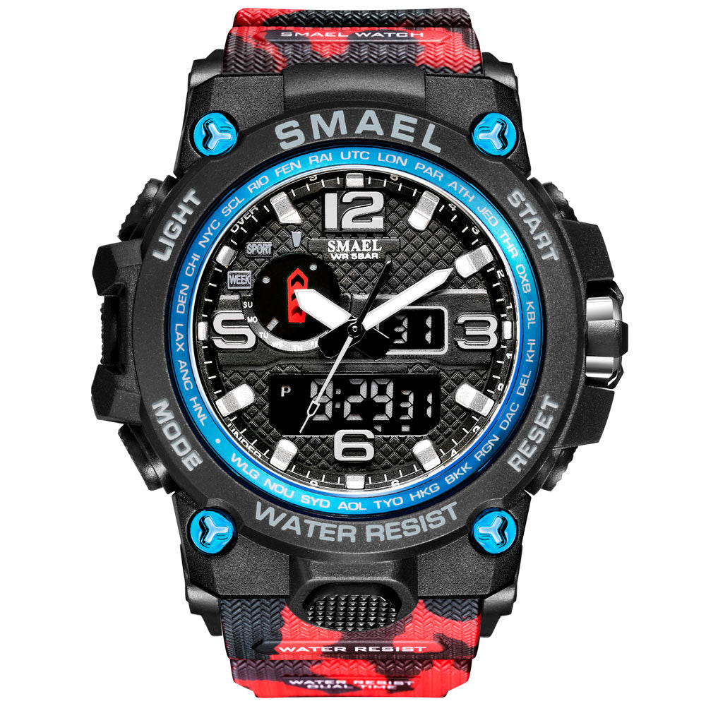 SMAEL Brand Watch For Men, 1545D Man Camouflage Military Sport Watches, Shock R image 0
