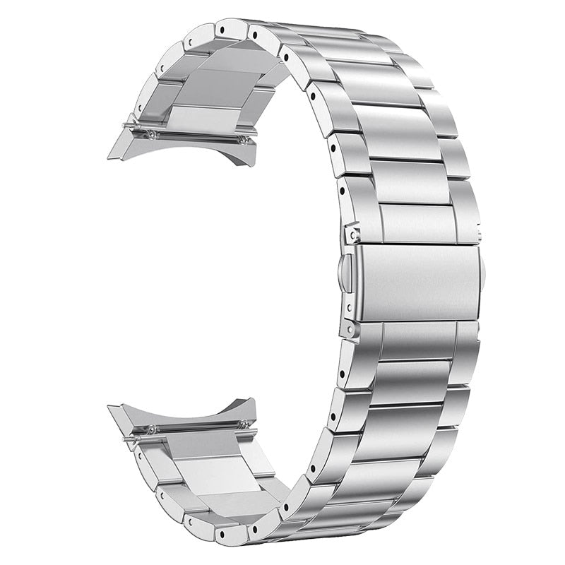 Galaxy Watch 4 5 Stainless Steel Strap Samsung Watch4/5/6 44mm 40mm Classic 47m image 3