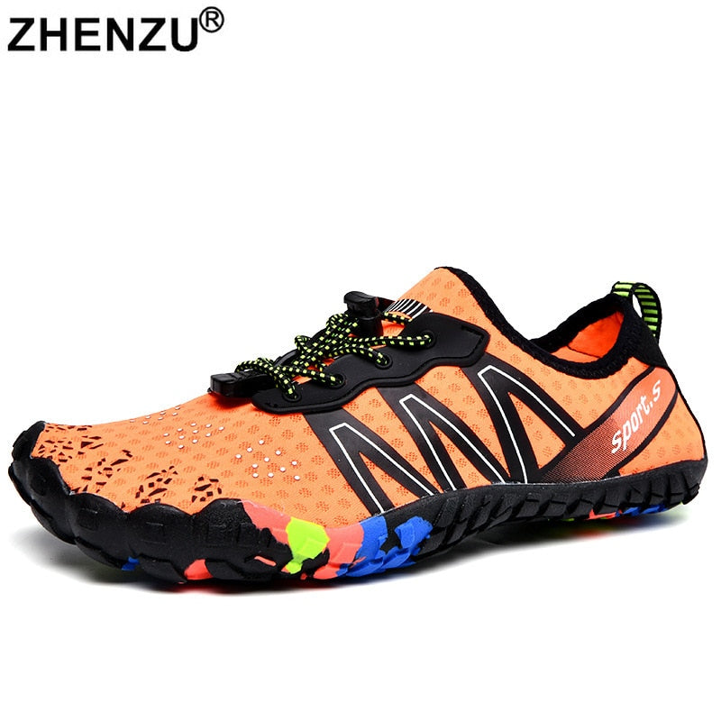Men Water Swimming Shoes Women Sneakers Barefoot Beach Sandals Upstream Aqua Sh image 2
