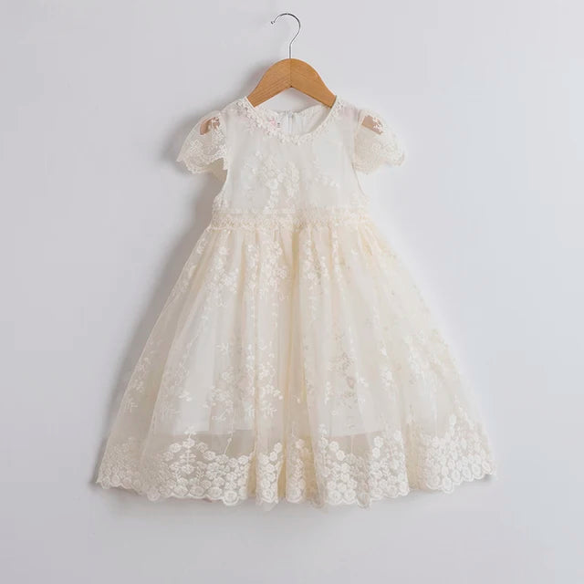 Lace Girls Princess Dress Fluffy Cake Smash Dresses Kids Christmas Party Costum image 1
