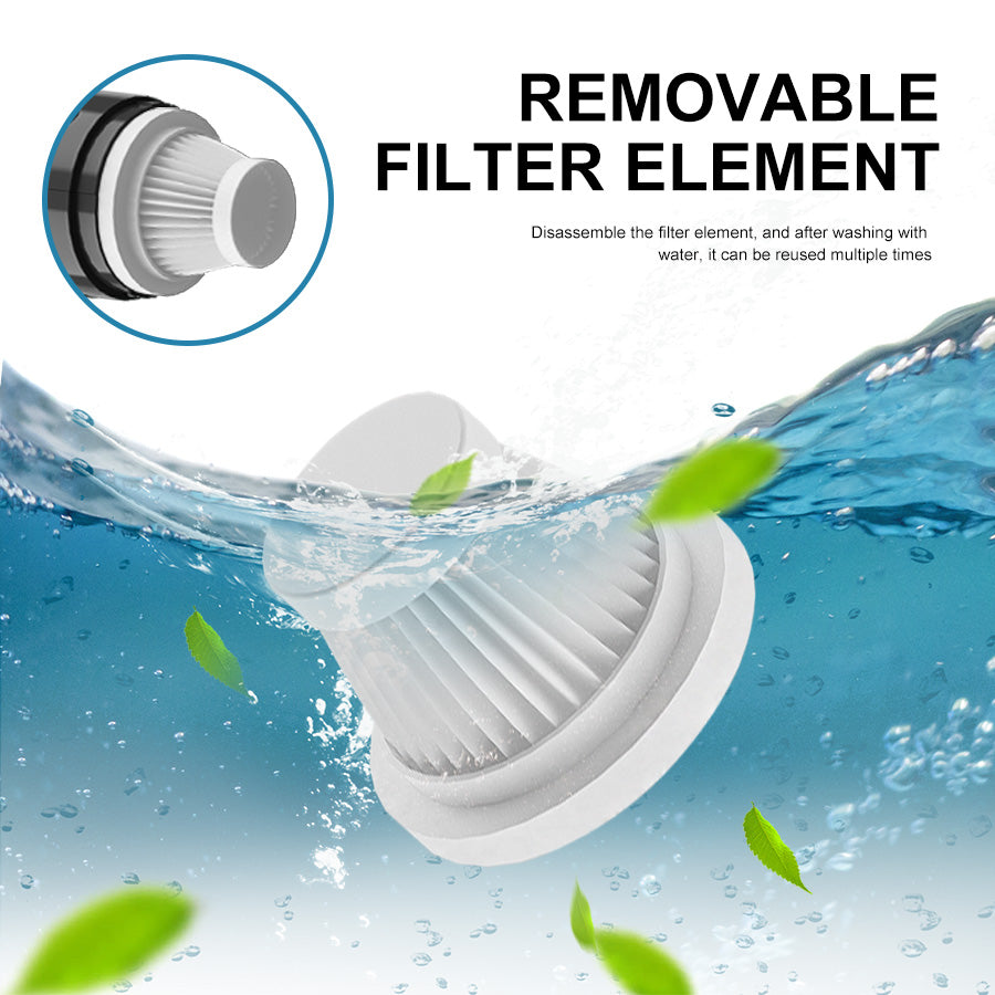 ABS Car Vacuum Cleaner Portable Powerful Wireless Vacuum Cleaner Home Carpet Cl image 7