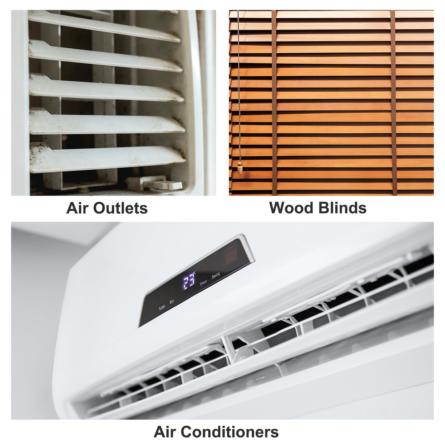 Window Blind Hand-held 7 Finger Shutters Brush Cleaning Tool 3 Colors Pack of 3 image 3