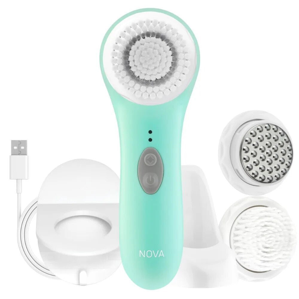 Spa Sciences NOVA - Sonic Facial Cleansing and Exfoliating Device with Antimicr image 1