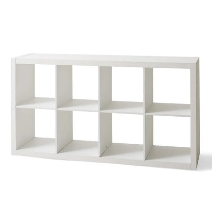 8-Cube Storage Organizer, White Texture image 6