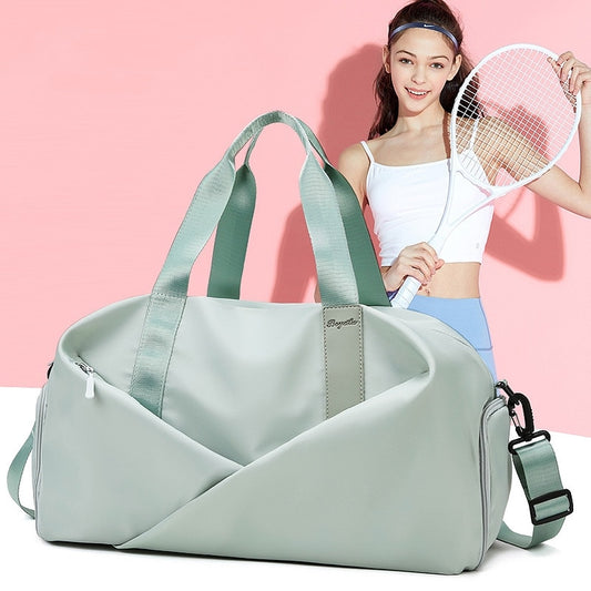 Women Sports Gym Bag Travel Dry Wet Bags Multifunction Swimming Shoulder Messen image 0