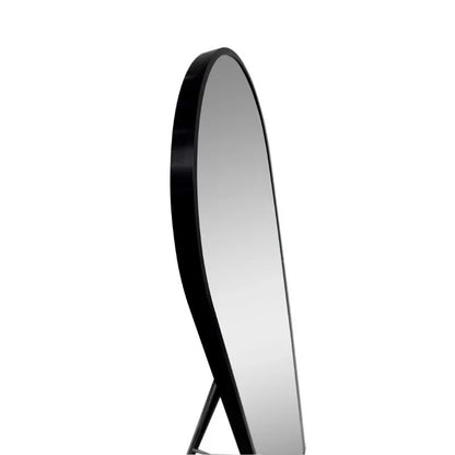 Better Homes & Garden 17"x 58" Modern Arch Aluminum Floor Easel Mirror, Black image 2