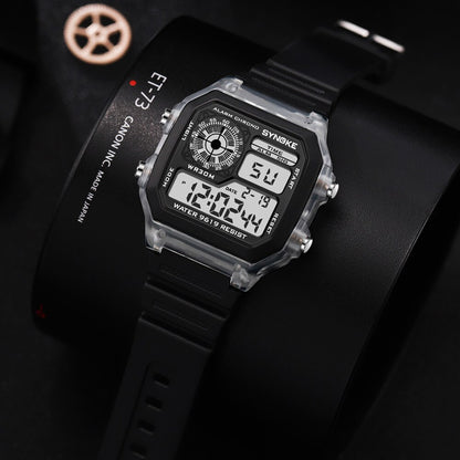 SYNOKE Digital Watches Men Sports Luminous Multifunction Waterproof Chrono Wris image 6