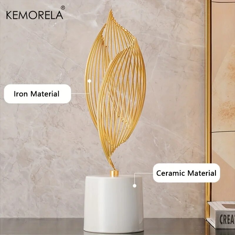 Ceramics Statue Exquisite Home Decor Modern Abstract Art Statue Ornaments Sculp image 11