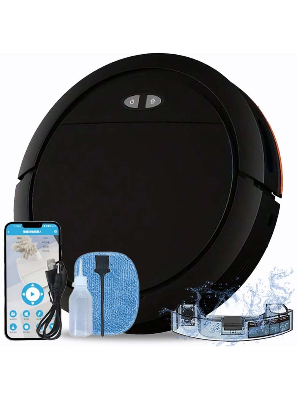Smart, Wireless, And Efficient Multifunctional Vacuum Cleaner Robot With Powerf image 2