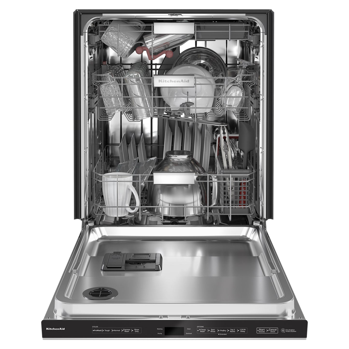 KitchenAid 44 dBA Dishwasher in PrintShield Finish with FreeFlex Third Rack image 2