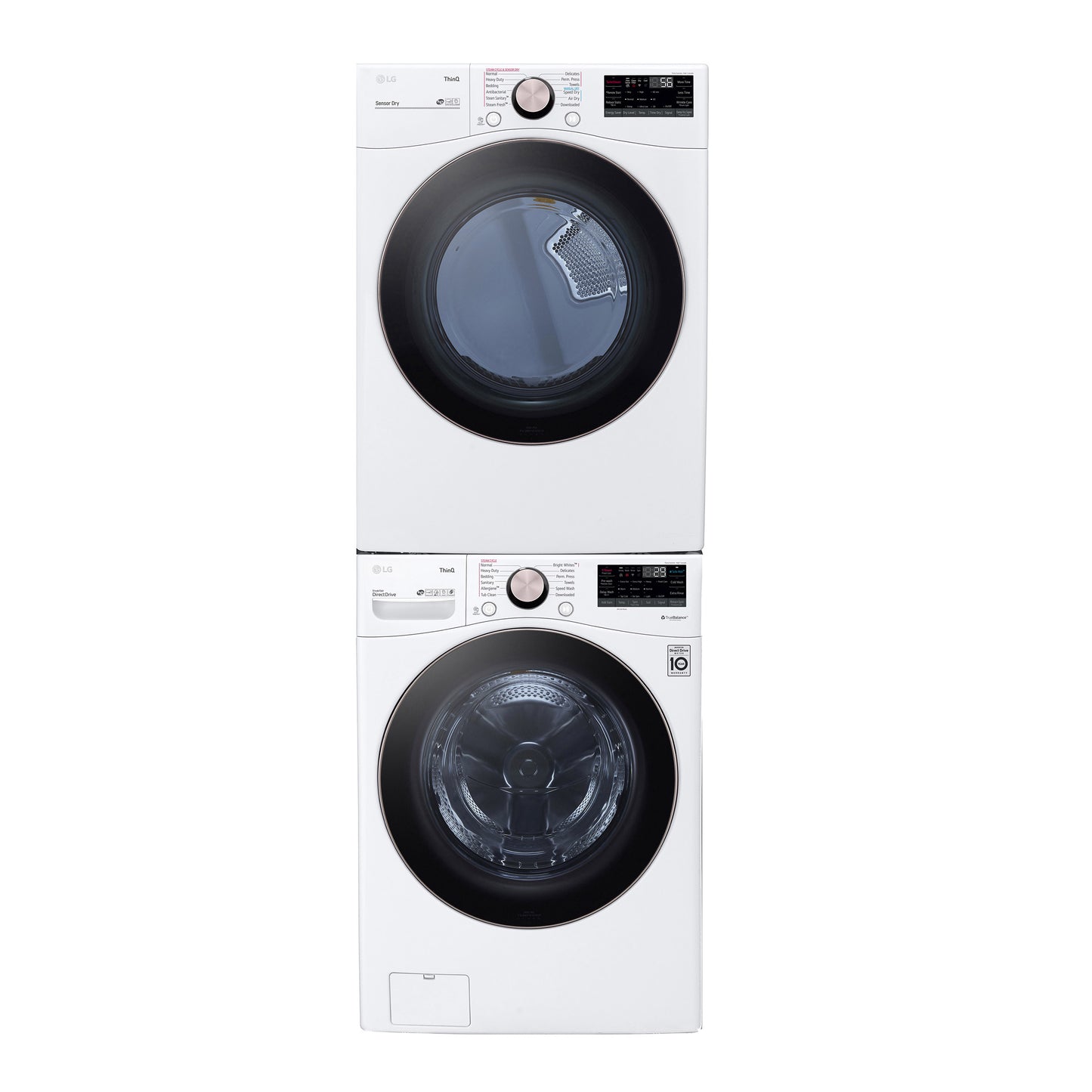 LG 4.5 cu. ft. Front Load Washer with TurboWash 360° and 7.4 cu. ft. ELECTRIC image 4