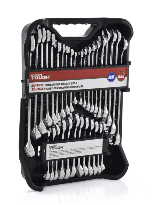2024 NEW 32-Piece Combination Wrench Set, Metric & SAE includes 20 standard and