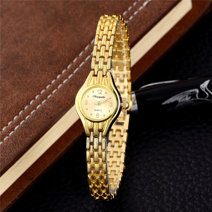 Simple Elegant Small Women's Watches Luxury Brand Gold Wrist Watches for Women  image 10