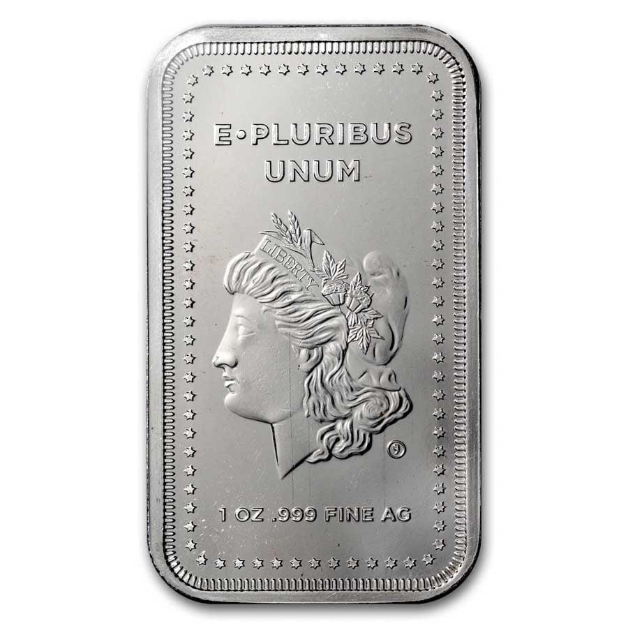 1 oz Silver Bar - Morgan Design image 0