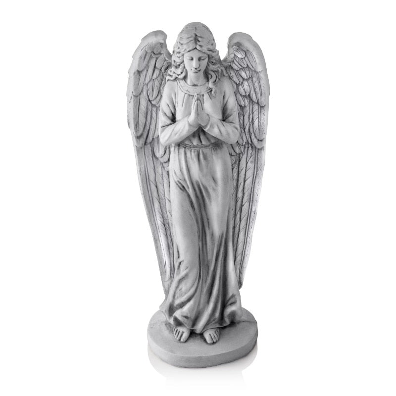 Alpine Corporation Praying Angel Statue, Outdoor Yard Art Decor image 0