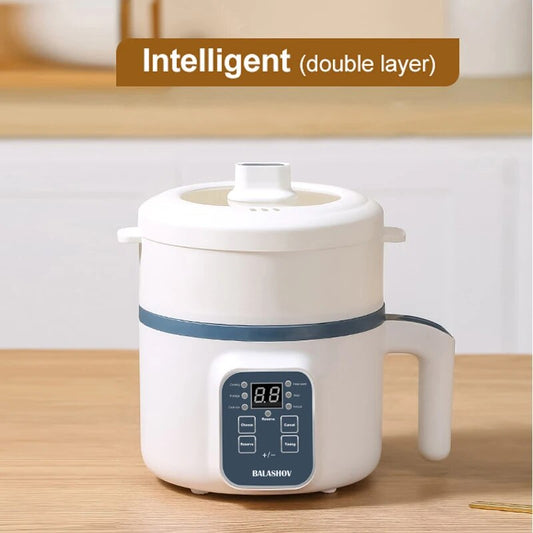 220V Electric Rice Cooker Single Double Layer Multi Cooker SHOPUSATEX-Stick Hotpot Pan