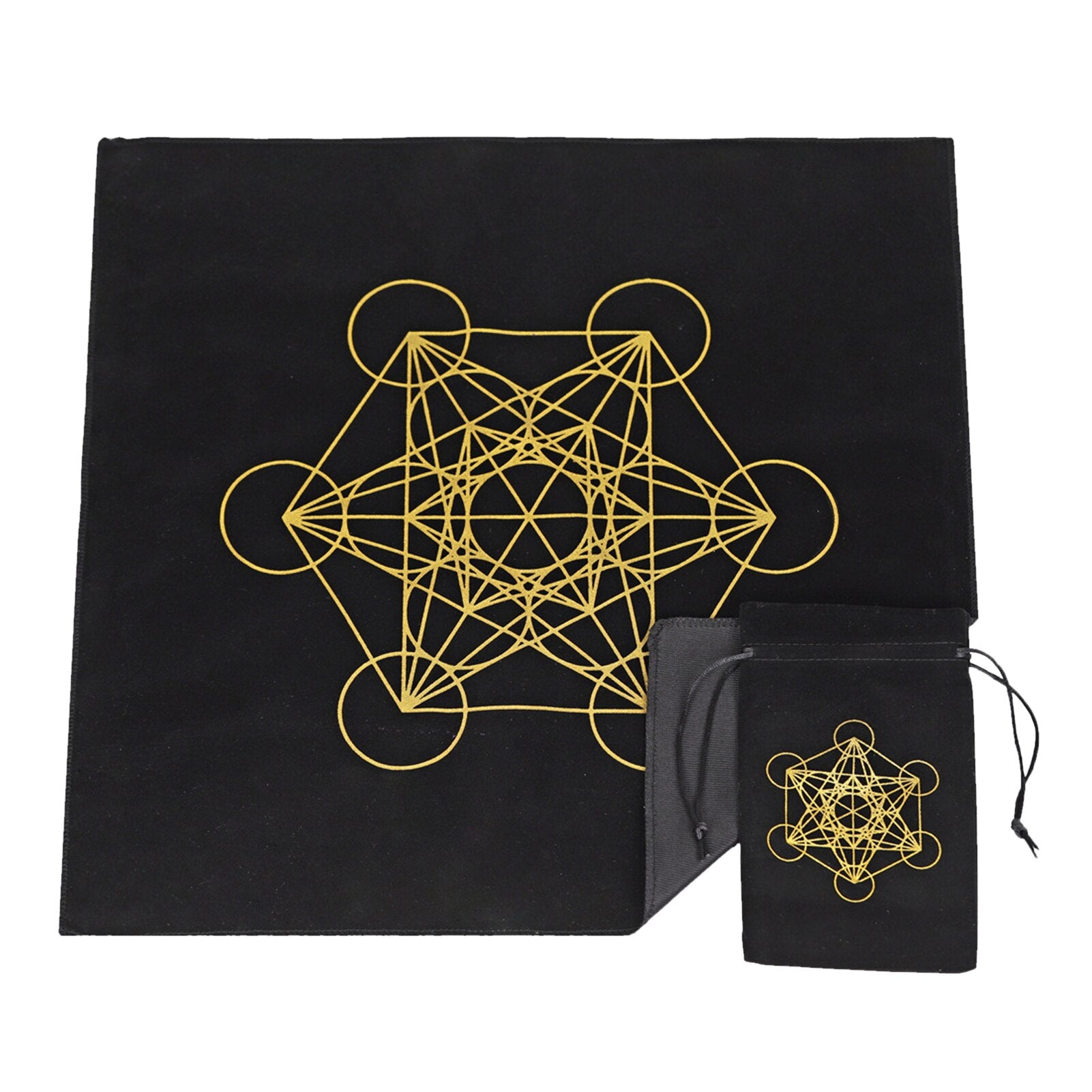 Decorative Tarot Table Cloth Altar Tarot Table Cloth Divination Wicca Velvet Ta image 2