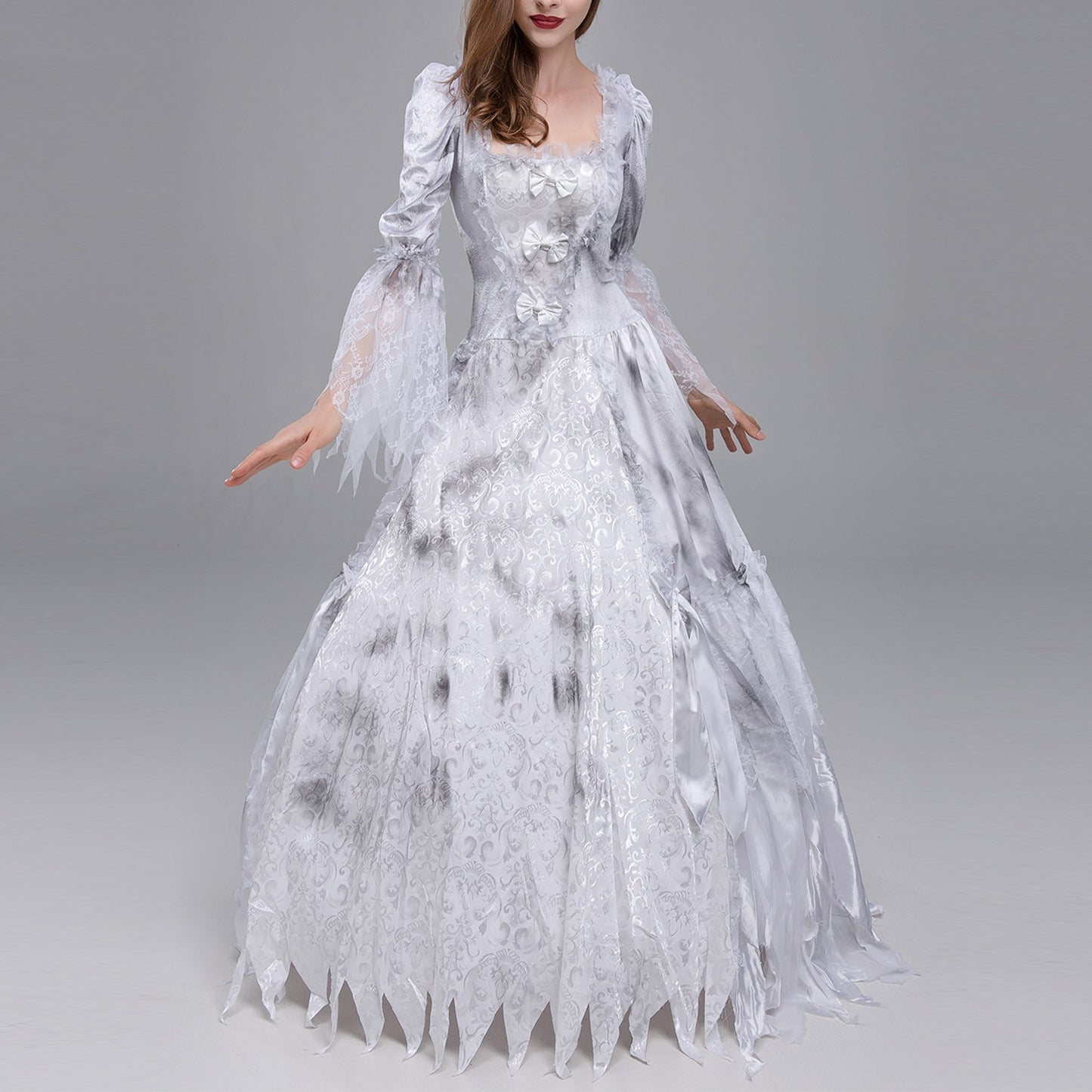 Halloween Wedding Dress Costume Zombie Bride Cosplay Dress Ghost Bride Cosplay  image 2