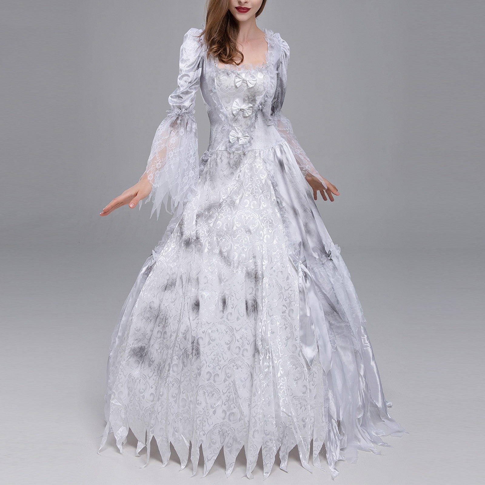 Halloween Wedding Dress Costume Zombie Bride Cosplay Dress Ghost Bride Cosplay  image 2