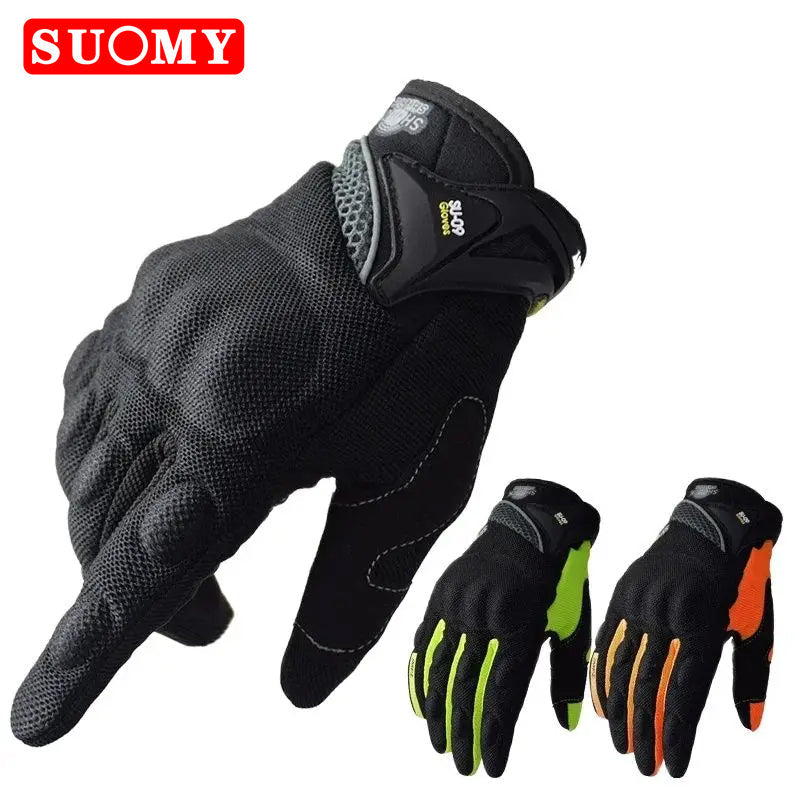 SUOMY Breathable Full Foldableer Racing Motorcycle Gloves Quality Stylishly Decorat