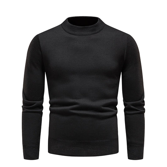 Men's Pullover Soft Sweater Winter Velvet Shirts Brand Clothing Knitted Fleece