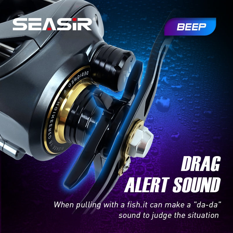 SEASIR Cast-X Double Spool Baitcasting Mico Fishing Reel 7.3ï1 High Speed Gear image 4