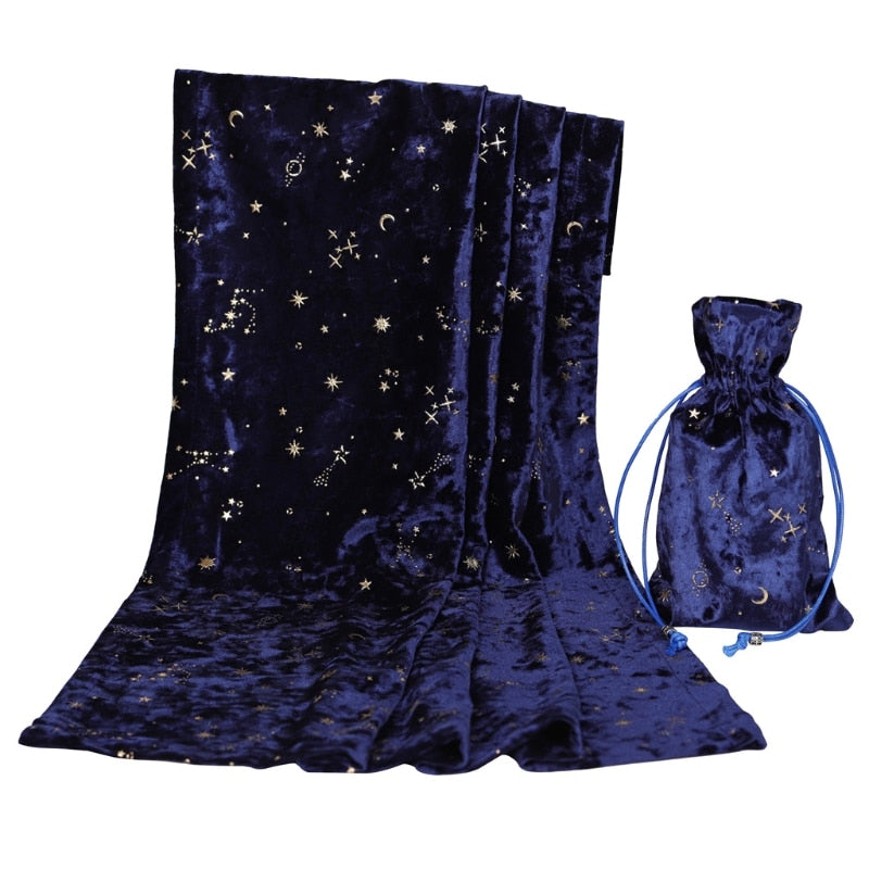 The Velvet Divination Tablecloth with Bag Nordic Metaphysical Altar Cloth Cards image 0