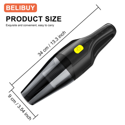 ABS Car Vacuum Cleaner Strong Suction Cleaning Mini Machine Wireless Portable H image 5