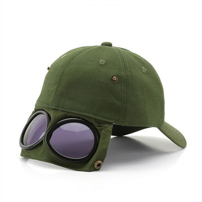 New Aviator Hat Summer Personality Glasses Baseball Cap Female Unisex Sunglasse image 5