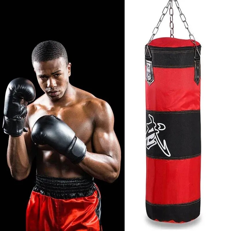 Punch Sandbag Durable Hanging Hollow Sandbag Boxing Heavy Punch Bag With Metal  image 16