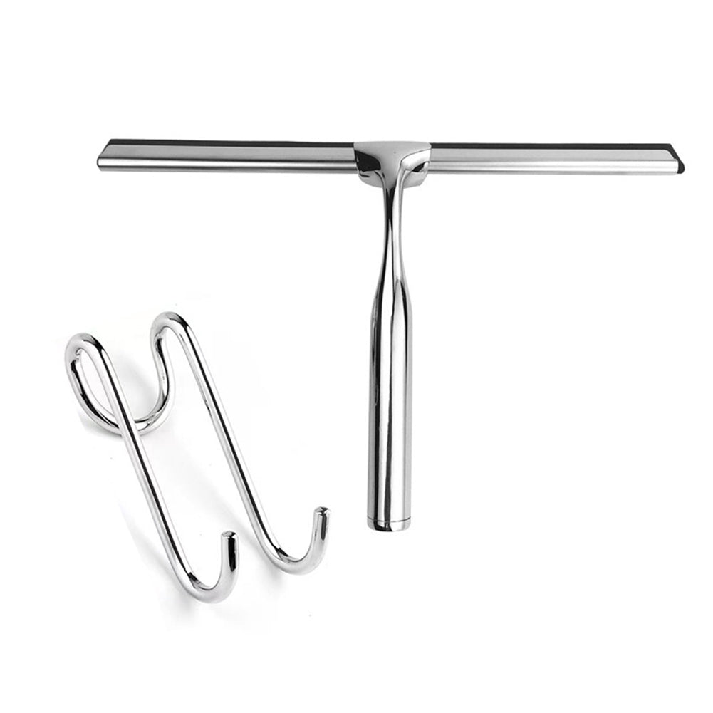 Stainless Steel Window Glass Wiper Multifunctional Shower Squeegee Wiper Brush  image 1