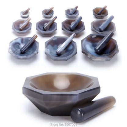 1set 30mm to 130mm Laboratory use Carnelian Mortar and Pestle FIRST-GRADE Pure image 1