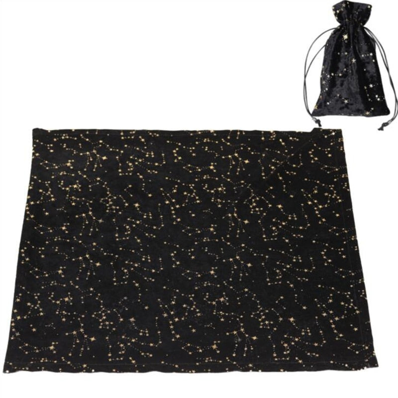 The Velvet Divination Tablecloth with Bag Nordic Metaphysical Altar Cloth Cards image 4