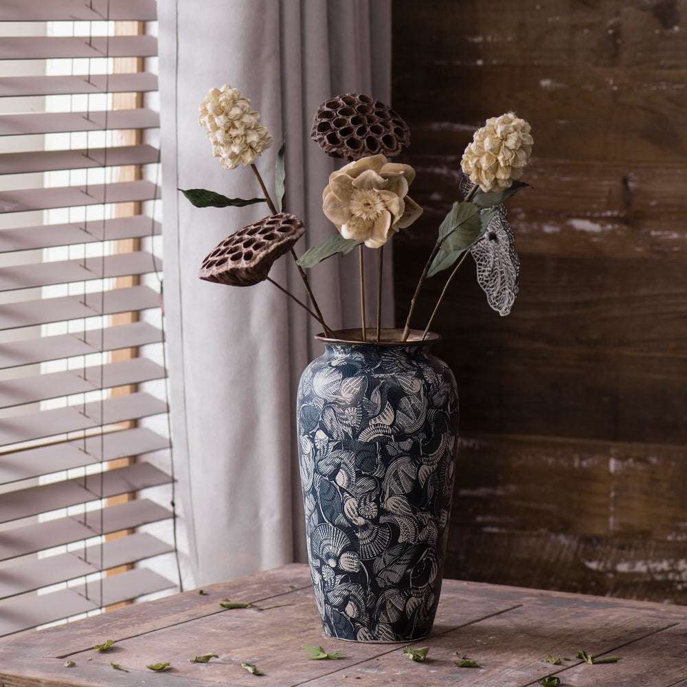 Jingdezhen Retro Literature And Art New Chinese Ceramic Vase Homestay Hotel TV