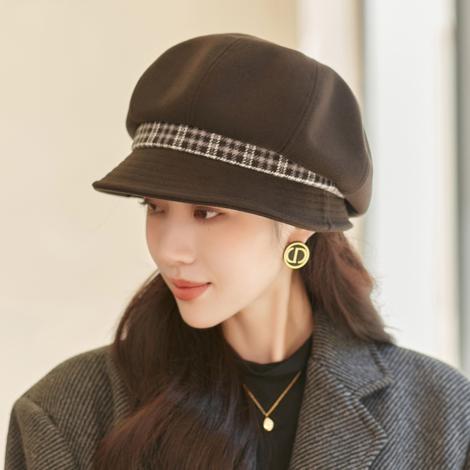 Women's new autumn and winter fisherman hat, casual and versatile basin hat, Br image 6