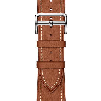 Leather Strap For Apple Watch Band 49mm 45mm 44mm 42mm 41mm 40mm 38mm Wristband image 7