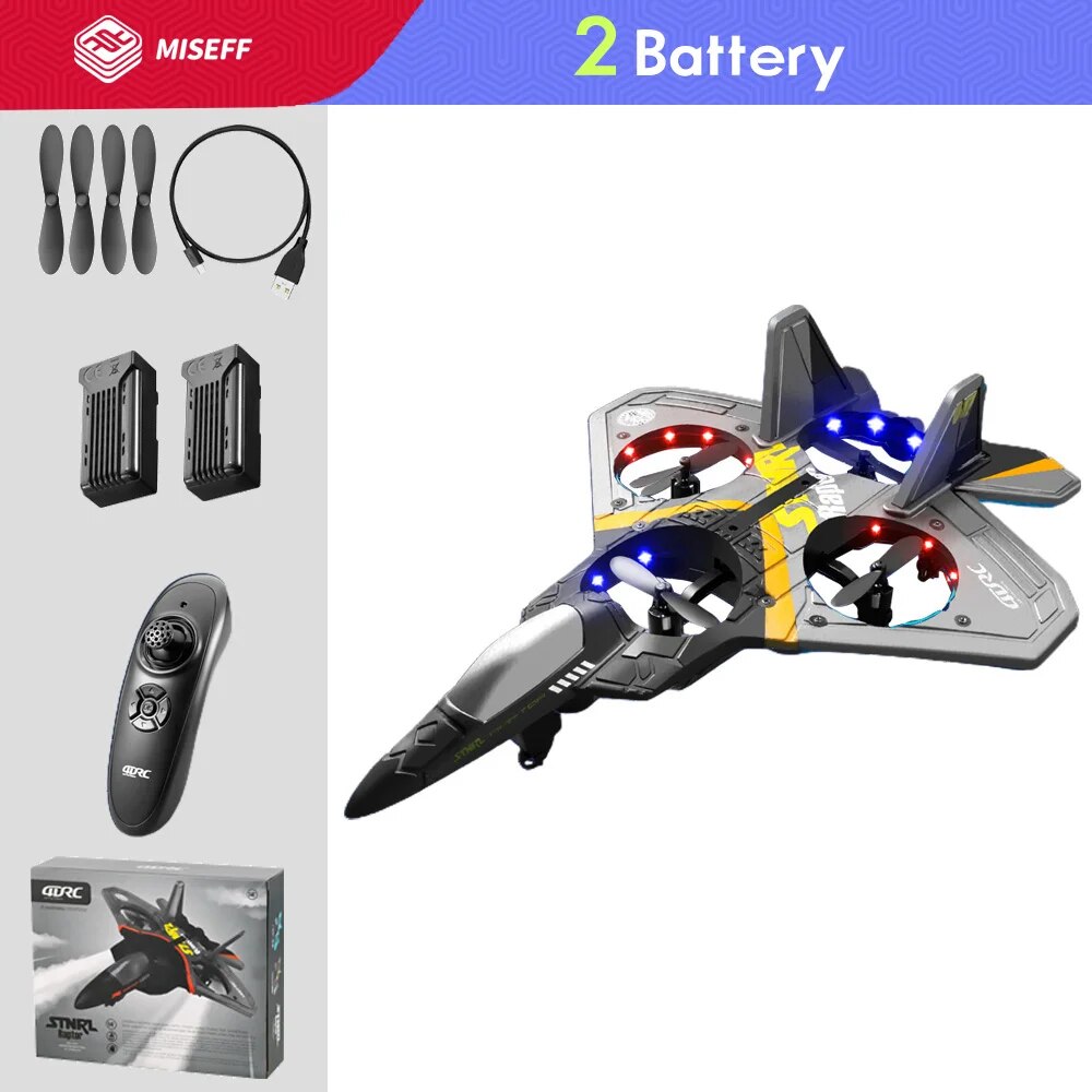 V17 RC Remote Control Airplane Drone 2.4G Gravity Sensing Remote Control Plane