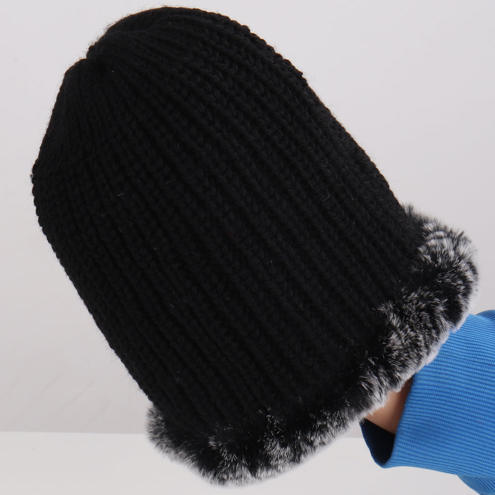 Lady Winter 100% Natural Real Rex Rabbit Fur Hat Women Soft Rex Rabbit Fur Cap  image 36