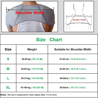 Tom's Hug Brand Bamboo Charcoal Back Support Shoulder Guard Brace Retaining Str image 6