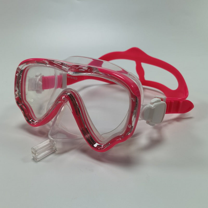 Kids Swim goggles Diving Snorkel Mask with Nose Cover  Swimming Goggles for Boy image 5