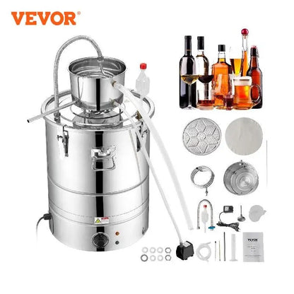 VEVOR 30/50L Stainless Steel Alcohol Distiller Alcohol Still Essential Oil Brew image 3