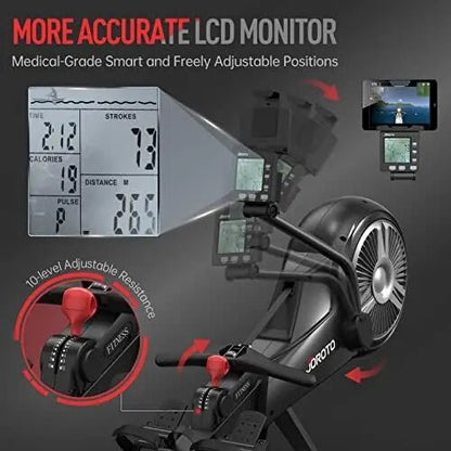 Machine - Air &  Resistance Rowing Machines for Home Use, Commercial Grade Fold image 2
