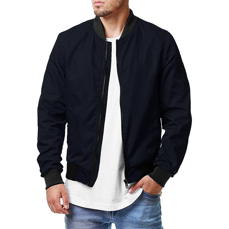 New Military Jacket Men's Slim Bomber Jacket Spring Autumn R Men Outerwear Ma-1 image 3
