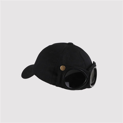 New Aviator Hat Summer Personality Glasses Baseball Cap Female Unisex Sunglasse image 0