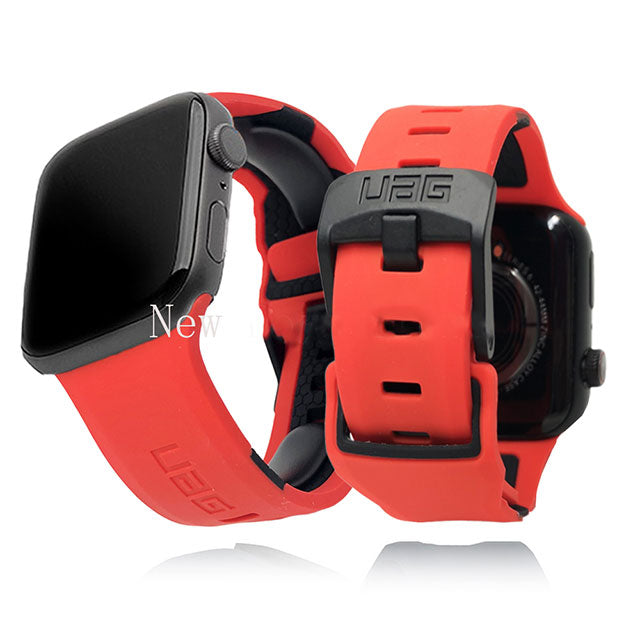 Silicone Strap for Apple watch Band 44mm 40mm 49mm 45mm 41mm UAG 42 watchband b image 10