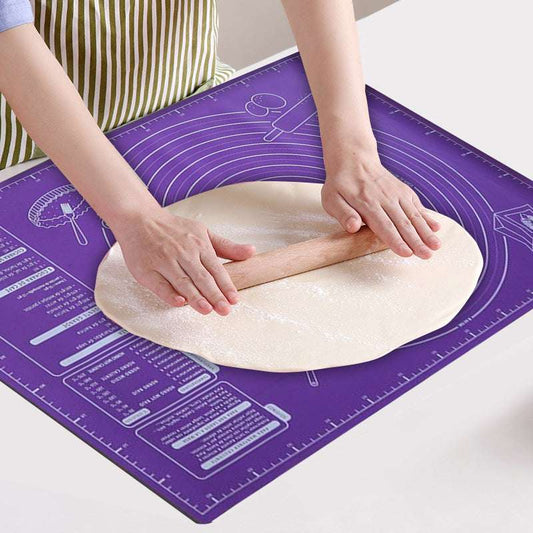 60/50/40cm Silicone Pad Baking Mat Sheet Kneading Dough Mat For Kitchen Rolling