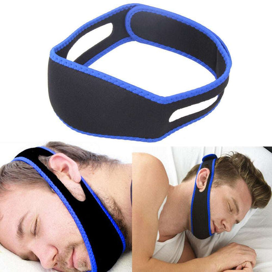 Anti Snore Aid Stop Snoring Strap Sleep Apnea Belt Jaw Solution Chin Support Ap