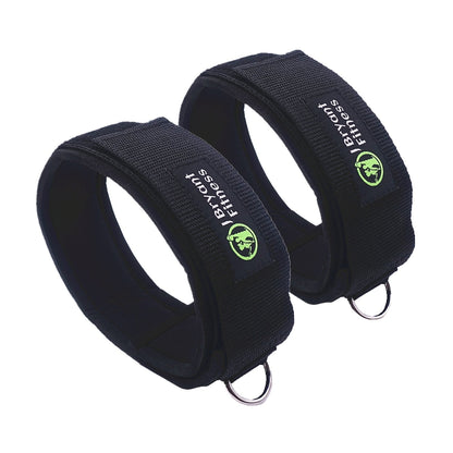 Fitness Thigh Straps Adjustable D-Ring Ankle Straps for Gym Cable Machine Neopr image 5